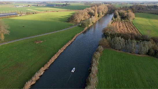 Het Rhenoijschepad in Rhenoy